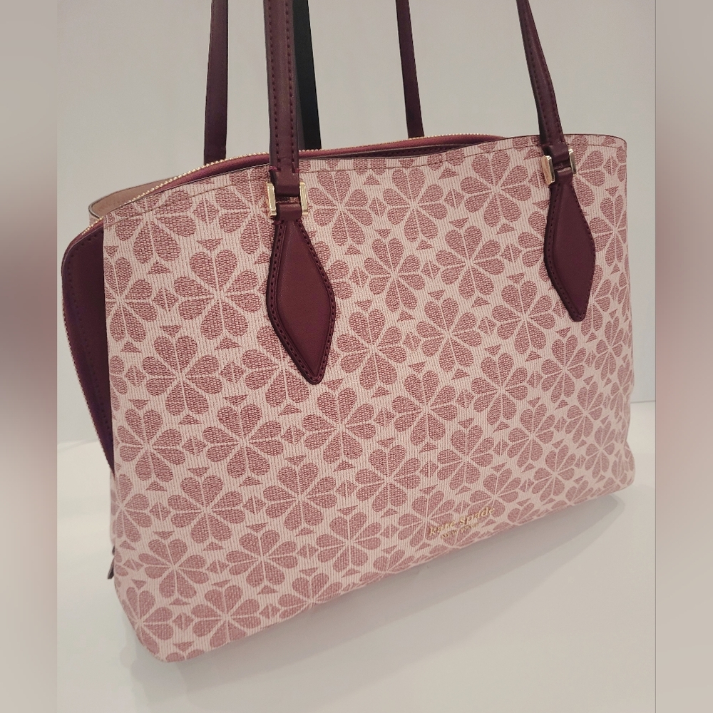 Kate Spade Flower Pink Handbag - Picture 2 of 8